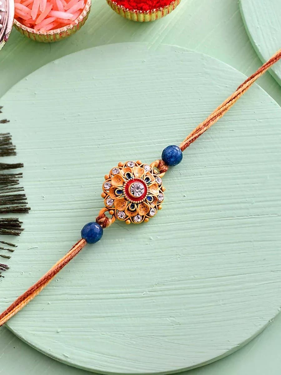 Voylla Designer Mauli Thread Rakhi Set